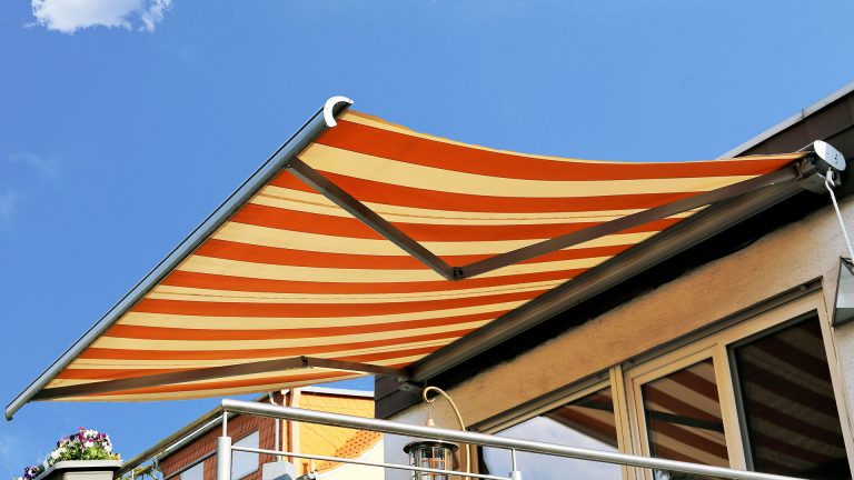 New terrace awning